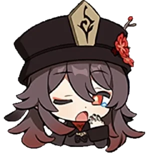 Sticker from Genshin reacts @carlysticker