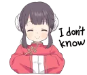 🤗 emoji China-chan by @carlysticker Telegram sticker 5 of 40