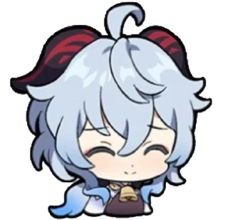 ☺️ emoji Genshin reacts @carlysticker Telegram sticker 11 of 61