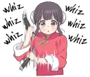 😯 emoji China-chan by @carlysticker Telegram sticker 20 of 40