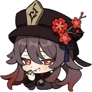 🤣 emoji Genshin reacts @carlysticker Telegram sticker 7 of 61