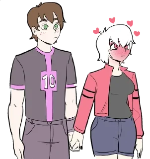 👩‍❤️‍👨 emoji Albedo's Chaquetrix Pack Telegram sticker 23 of 38