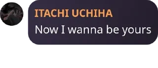 ⚒️ emoji itachi's lyrics Telegram sticker 21 of 21