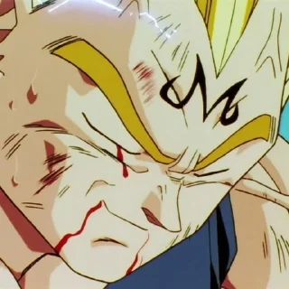 ➿ emoji ᳀ Vegeta ༐ @ot_anime Telegram sticker 22 of 40