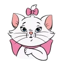 🤭 emoji Кошечка Мари @Stickersnew Telegram sticker 12 of 42