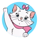 👋 emoji Кошечка Мари @Stickersnew Telegram sticker 22 of 42