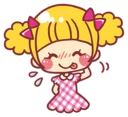 😅 emoji Japanese Kawaii Girls Telegram sticker 9 of 42