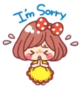 😓 emoji Japanese Kawaii Girls Telegram sticker 11 of 42