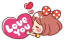 ❤ emoji Japanese Kawaii Girls Telegram sticker 14 of 42