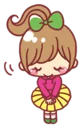 😌 emoji Japanese Kawaii Girls Telegram sticker 12 of 42