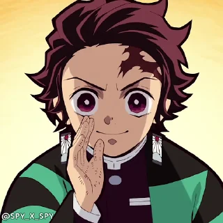 😏 emoji @spy_x_spy Demon Slayer S4 Telegram sticker 11 of 25
