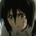 🌿 emoji -「Mikasa Ackerman🖤💫↯」¦ @kpopstan Telegram sticker 22 of 120