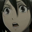 🖤 emoji -「Mikasa Ackerman🖤💫↯」¦ @kpopstan Telegram sticker 15 of 120
