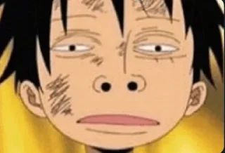 😐 emoji OnePiece Telegram sticker 24 of 102