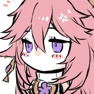 🌟 emoji Яэ Мико Telegram sticker 16 of 71