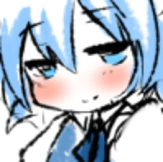 Sticker from cirno