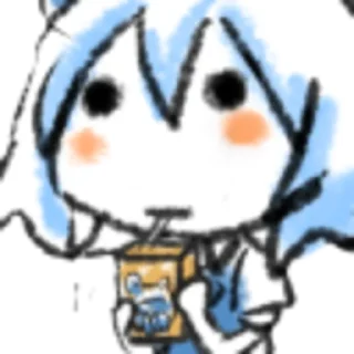 🥤 emoji cirno Telegram sticker 21 of 24