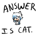 🐱 emoji cirno Telegram sticker 24 of 27