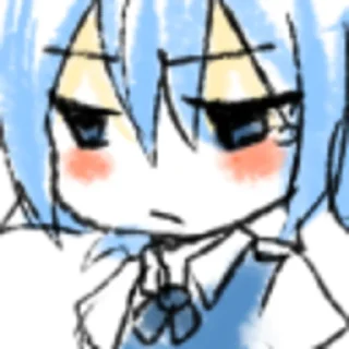 😠 emoji cirno Telegram sticker 19 of 24