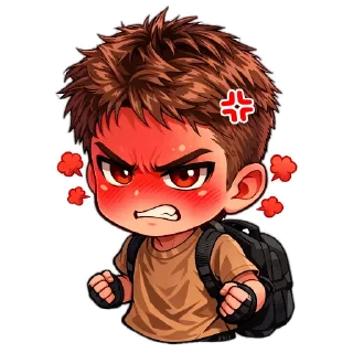 😠 emoji Arsen_superMen : #СпасибоМикки Telegram sticker 6 of 16