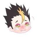 😭 emoji Nishinoya @Nekosticker Telegram sticker 20 of 54
