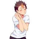 😚 emoji Nishinoya @Nekosticker Telegram sticker 21 of 54