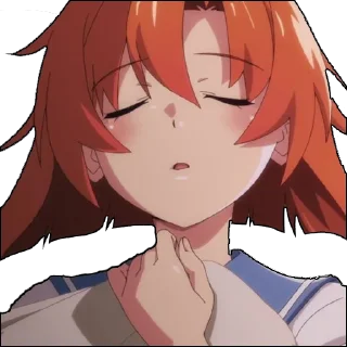 😴 emoji Higurashi Telegram sticker 22 of 110