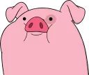 😌 emoji Gravity Falls Telegram sticker 23 of 90