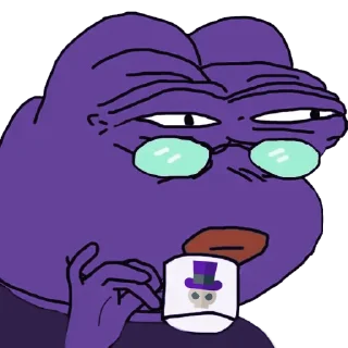☕️ emoji Voodoo Pepes Telegram sticker 6 of 31