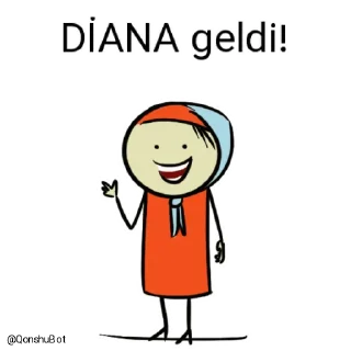 Sticker from DİANA @Qonshubot