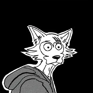 😶 emoji BEASTARS Telegram sticker 3 of 42