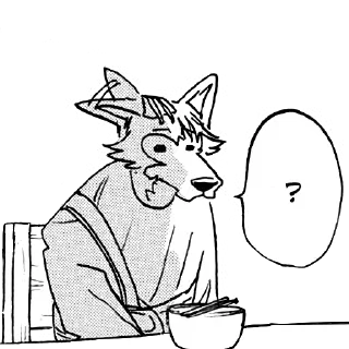 ❓ emoji BEASTARS Telegram sticker 6 of 42