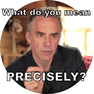 Sticker from Jordan B Peterson