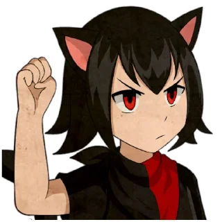 ✊ emoji Cat-Alunya from /leftypol/ Telegram sticker 5 of 57