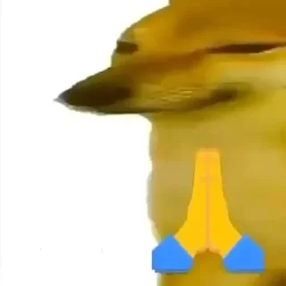 🙏 emoji doge Telegram sticker 20 of 27