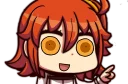 😰 emoji Fate/Grand Chibi Telegram sticker 15 of 120