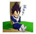 💤 emoji Vegeta Telegram sticker 5 of 43