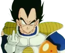 🖕 emoji Vegeta Telegram sticker 13 of 43