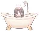 🛁 emoji QT Shiki Stickers Telegram sticker 18 of 52