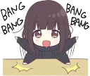 😞 emoji Sina hits the desk Telegram sticker 6 of 57