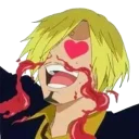 😍 emoji Sanji Sticker(TokyoFX) Telegram sticker 8 of 73
