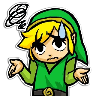 😰 emoji Zelda Pack (@thehyrulefantasyita) Telegram sticker 8 of 94