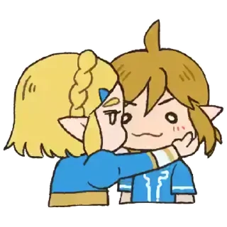 🙂 emoji Link & Zelda (@thehyrulefantasyita) Telegram sticker 10 of 20