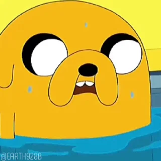 🤮 emoji Jake The Dog Core @KFLMCR Telegram sticker 22 of 44