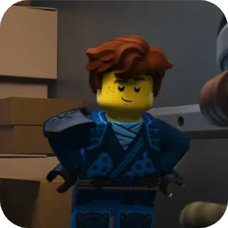 😏 emoji Jay walker (ninjago) Telegram sticker 3 of 20