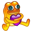 🐸 emoji Plush PePe @BL_ZH ⇄典藏名⇄ @PC66PC⭅NFT礼物☞ @xgdb55 Telegram sticker 6 of 50