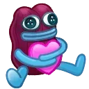 🐸 emoji Plush PePe @BL_ZH ⇄典藏名⇄ @PC66PC⭅NFT礼物☞ @xgdb55 Telegram sticker 16 of 50