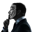 😌 emoji Vendetta Telegram sticker 6 of 16