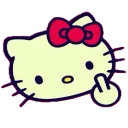 🖕 emoji Middle finger /@MH7night Telegram sticker 21 of 67