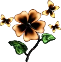 🌹 emoji @Loveoops_art : Flowers2 Telegram sticker 16 of 120